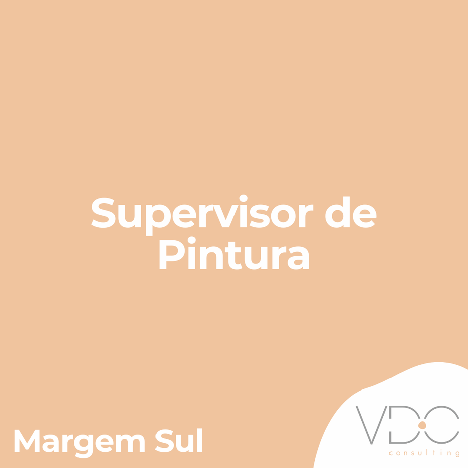Supervisor de Pintura (m/f)- Margem Sul